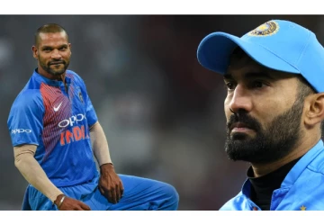 “தவானின் கிரிக்கெட் வாழ்க்கை சோகத்துடன் முடிவுக்கு வருகிறது” - இந்திய வீரர் தினேஷ் கார்த்திக் கணிப்பு!