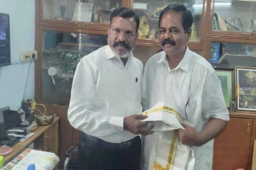 தொல். திருமாவளவனை சந்தித்த நாடாளுமன்ற உறுப்பினர் சிறீதரன்