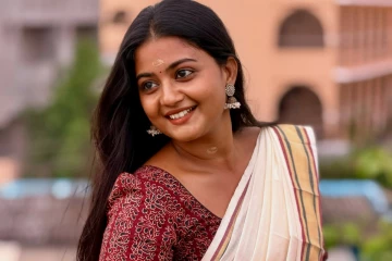 ஓணம் சேலையில் சிறகடிக்க ஆசை நடிகை.. அழகிய புகைப்படங்கள்