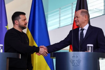 போரை நிறுத்த ஜேர்மனி மேற்கொண்ட முயற்சிக்காக நன்றி தெரிவித்துக்கொண்ட ஜெலன்ஸ்கி