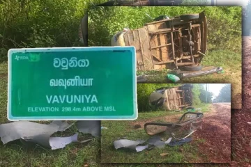 முச்சக்கர வண்டியுடன் வான் மோதி விபத்து - இருவர் படுகாயம்