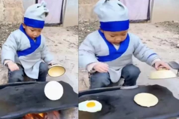 Viral Video: Chef-ஆக மாறிய சிறுவனின் அசத்தல் சாண்ட்வீச்! நாவில் எச்சில் ஊற வைக்கும் காட்சி