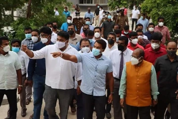 யாழ். மாவட்டத்திற்கான கண்காணிப்பு விஜயமொன்றை மேற்கொண்ட அமைச்சர் நாமல் ராஜபக்ச