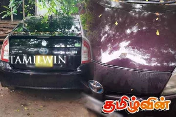 யாழில் போலி இலக்க தகட்டுடன் காணப்பட்ட சொகுசு கார் மீட்பு