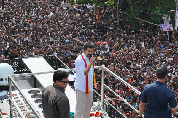 திருச்சியில் தவெக-வின் முதல் பிரச்சாரம் தொடங்கியது.. விஜய்யின் அதிரடி பேச்சு | Tvk Vijay First Speech In Trichy