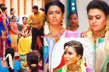 வளைகாப்பு நிகழ்ச்சியில் வெண்பாவை அசிங்கப்படுத்திய அஞ்சலி: பாரதியின் திருமண ரகசியத்தை அறிந்த கண்ணம்மா