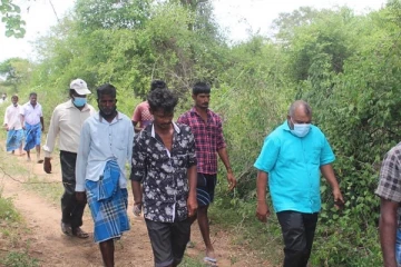 கொக்குத்தொடுவாய் - பூமடுகண்டல் பகுதியில் தடுத்து நிறுத்தப்பட்டுள்ள நில அபகரிப்பு முயற்சி