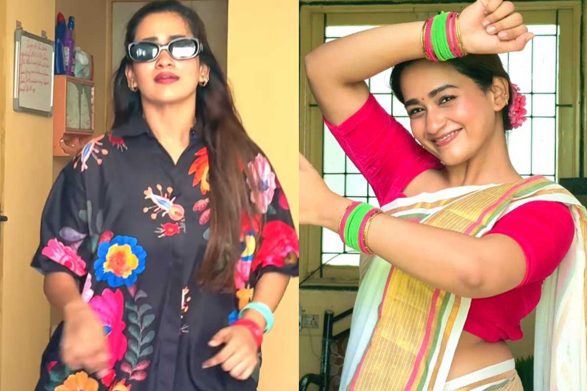 ஹாயாக ஊஞ்சலாடும் நடிகை காவியா அறிவுமணி.. | Kaavya Arivumani Recent Photo Video Post Viral