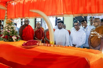 අතිපූජ්‍ය කෙප්පෙටියාගොඩ සිරිවිමල අනුනාහිමියන්ගේ ශ්‍රී දේහයට ජනාධිපති අනුර කුමාර දිසානායකගෙන් අවසන් ගෞරව