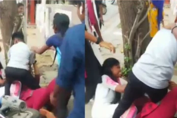 அரசு மகளிர் கல்லூரியில் நடந்த Farewell நிகழ்ச்சியில் முடியை இழுத்து அடித்துக் கொண்ட மாணவிகள் - வைரலாகும் வீடியோ