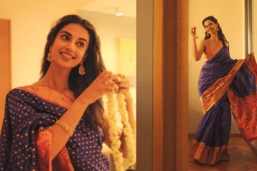 பட்டுசேலை, தலையில் மல்லிகைப்பூ.. தமிழ் பெண்ணாகவே மாறிய நடிகை மீனாட்சி சவுத்ரி