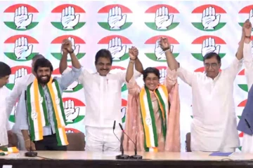 காங்கிரஸில் இணைந்த வினேஷ் போகத், பஜ்ரங் புனியா - தேர்தலில் போட்டியா?