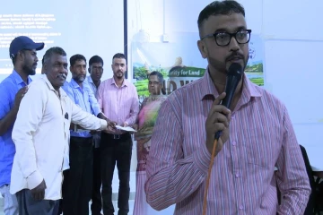 கிழக்கில் அபரிக்கப்பட்ட காணிகளை மீள விடுவிக்குமாறு கோரிக்கை