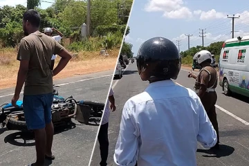 அனுராதபுரத்தில் இடம்பெற்ற கோர விபத்தில் தாய் பலி....மகள் காயம்