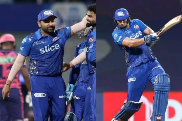 ஒரு வழியாக முதல் வெற்றியை பதிவு செய்த மும்பை அணி - மகிழ்ச்சியில் ரோகித் சர்மா!