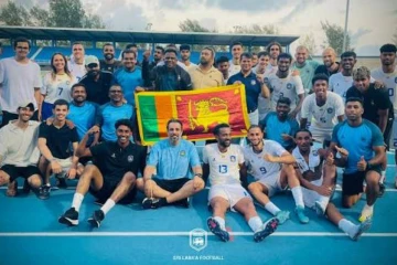 ශ්‍රී ලංකාවෙන් පාපන්දුවට තවත් ජයක් - සීෂෙල්ස් කණ්ඩායමට එරෙහිව ගෝල 3-0ක දැවැන්ත ප්‍රහාරයක් [VIDEO]