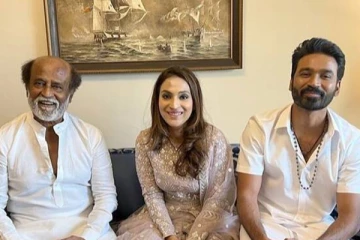 முன்னாள் மருமகன், மகள் இல்லாமல் பேரன்களுடன் பொங்கல் கொண்டாடிய ரஜினிகாந்த்..