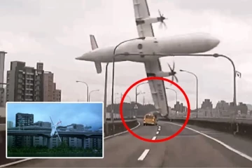 டாக்ஸியை இரண்டு துண்டாக பிளந்த விபத்துக்குள்ளான விமானம்: அதிர்ச்சியூட்டும் பின்னணி! வீடியோ காட்சிகள்