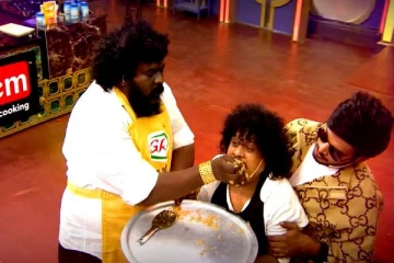 புகழின் வாயை கிழித்து பிரியாணி ஊட்டிய காளையன்! பரபரப்பான ப்ரோமோ..