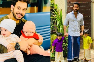 நடிகர் பரத் குழந்தைகளா இது? - ரசிகர்கள் அதிர்ச்சி