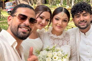 "අපේ යාළුකම ගැන කියන්න වචන මදි" සංගීත්ගේ සහ කස්තුරිගේ මංගල්‍යයේදී හොඳම යාළුවෝ කියූ කතාව මෙන්න