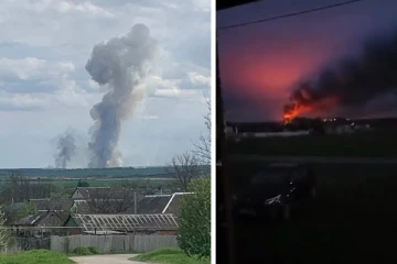 உக்ரைன் எல்லையிலுள்ள ரஷ்ய ஆயுதக்கிடங்கை சுற்றி வரும் ஹெலிகொப்டர்கள்... திடீரென பற்றிய தீ: தொடரும் மர்மம்