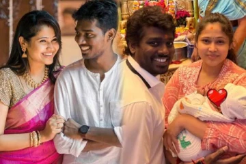 வாவ் செம கியூட்.. முதன்முறையாக தன் குழந்தையை உலகிற்கு காட்டிய அட்லீ - வைரலாகும் புகைப்படம்!