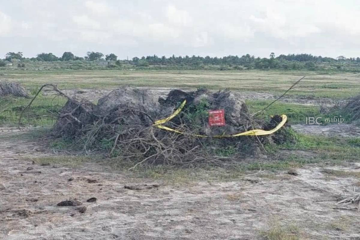 திருகோணமலையில் தமிழ் ஈழம் எனப் பொறிக்கப்பட்ட மிதிவெடி மீட்பு! | Muthur Thoppur Landmine Recovered Sri Lanka