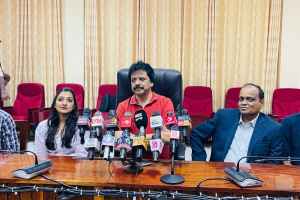 இங்குள்ள பிள்ளைகளுக்கு எனது ஆதரவு நிச்சயம்: யாழில் தென்னிந்திய பாடகர் ஸ்ரீனிவாஸ் உறுதி | Srinivas Press Meet Jaffna