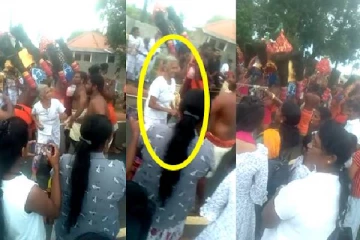 கிளிநொச்சி ஆலய திருவிழாவில் பலரையும் ஈர்த்த சிங்கள சுற்றுலா பயணிகள்(Video)