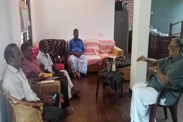 மாவை சேனாதிராஜாவை சந்தித்த யாழ். மாவட்ட கடற்றொழிலாளர் சம்மேளன பிரதிநிதிகள்