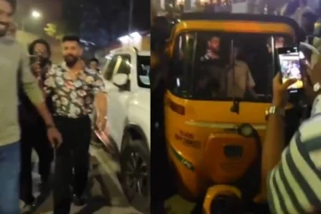 வீர தீர சூரன் முதல் நாள் முதல் காட்சி!! ஆட்டோவில் ஏறி எஸ்கேப்பான சியான் விக்ரம்.