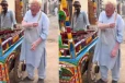 அப்படியே டிரம்ப் தான்; தள்ளுவண்டி 'குல்பி' வியாபாரி - வியக்கும் மக்கள்!