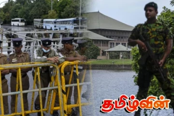 தீவிர பாதுகாப்பில் நாடாளுமன்றம் - சோதனை நடவடிக்கையில் ஈடுபட்டுள்ள இராணுவத்தினர்