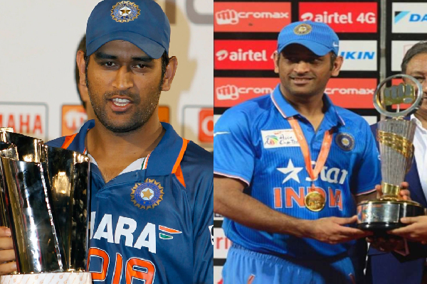 dhoni asia cup trophy