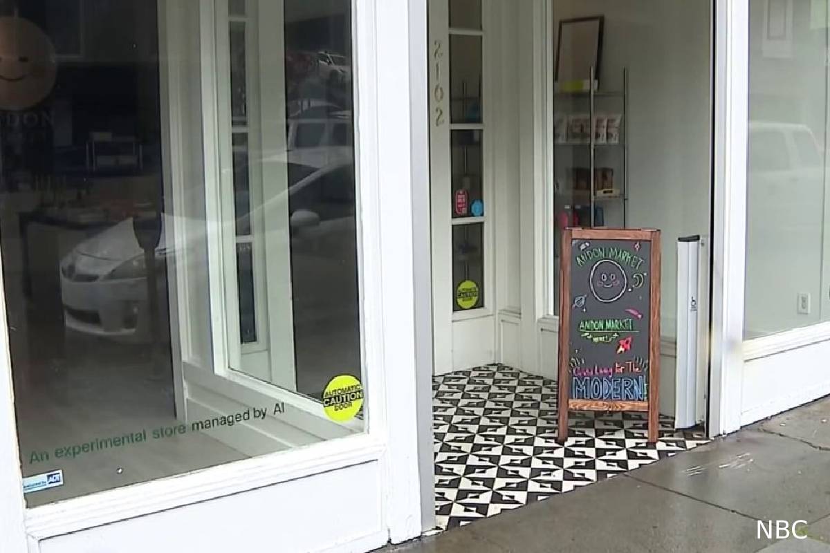 AI மூலம் இயக்கப்படும் முதல் கடை - மனிதர்களை வேலைக்கு அமர்த்திய ஏஐ | Ai Agent Luna Manage Retail Store Andon Market