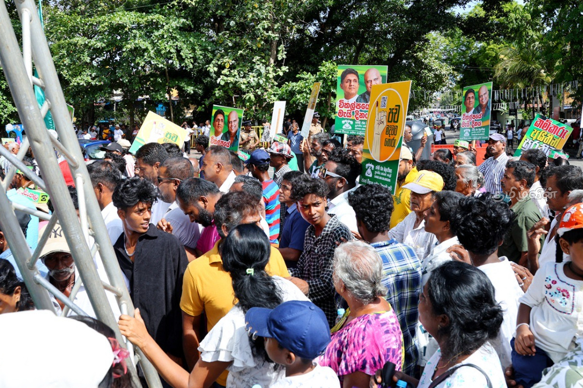 ஜனாதிபதிக்கு மே தினத்தில் பகிரங்கமாக சவால் விடுத்த எதிர்க்கட்சித்தலைவர் சஜித் | Samagi Jana Balawegaya May Day Event Criticism
