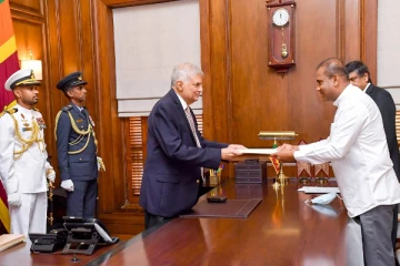 තවත් රාජ්‍ය අමාත්‍යවරයෙක් දිවුරුම් දෙයි..සමස්ථය 38ක් දක්වා ඉහලට