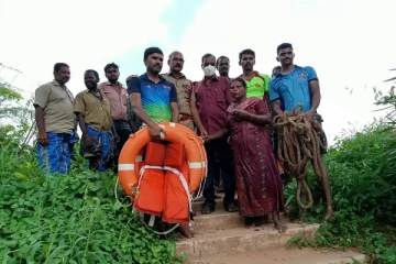 தந்தை கண்டிப்பு - காவிரி ஆற்றில் குதித்து உயிருக்கு போராடிய இளம்பெண்ணை மீட்ட தீயணைப்பு வீரர்கள்!