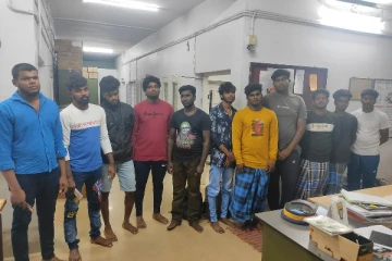 இலங்கையைச் சேர்ந்த 11 இளைஞர்கள் இந்தியாவில் கைது