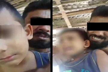 දරුවාගේ ගෙලට පිහියක් තබා වීඩියෝ කළ නරුම පියාට සිදු වූ දේ - සංවේදී වීඩියෝ සහිතයි...(VIDEO)