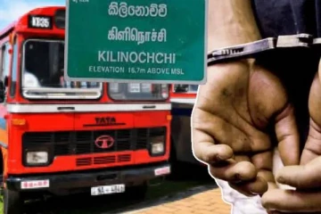 தமிழர் பகுதியில் அரச பேருந்து மீது மதுபான போத்தலால் தாக்குதல்