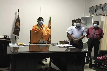 புதிய பிரதம செயலாளருக்கு வவுனியாவில் வரவேற்பு