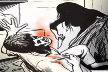 கணவனை கறி வெட்டும் கத்தியால் கண்டம் துண்டமாக்கிய கொடூர மனைவி!!