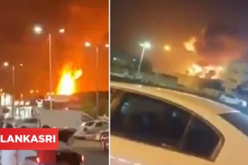 சவுதி எண்ணெய் நிலையம் மீது சரமாரி தாக்குதல்! பற்றி எரிந்த டேங்கர்: கமெராவில் சிக்கிய காட்சி