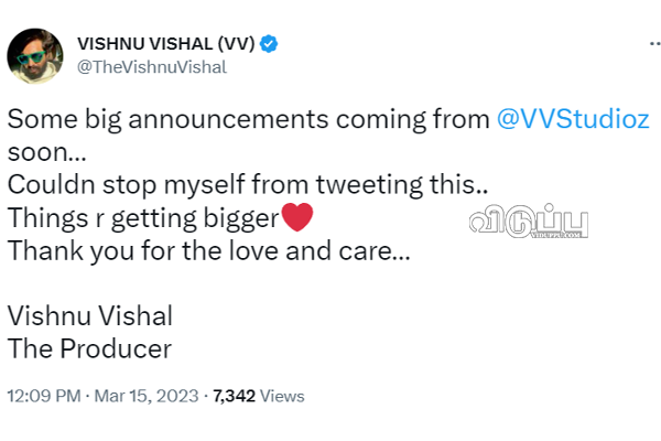 இரண்டாம் மனைவியை விவாகரத்து செய்கிறேனா!! வதந்திக்கு முற்றுப்புள்ளி வைத்த விஷ்ணு விஷால்.. | Vishnu Vishal Stop Divorce Rumours