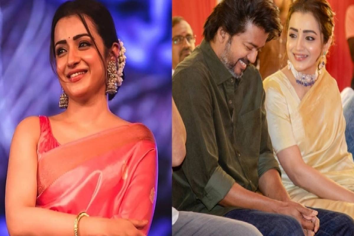 விஜய்யை கேட்டதா சொல்லுங்க! த்ரிஷா கொடுத்த ரியாக்ஷன்.. வைரல் காணொளி | Trisha S Reaction To A Fan S Question Viral Video