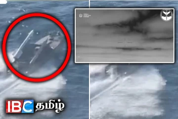 ரஷ்யாவின் உலங்குவானுர்தியை சுட்டு வீழ்த்திய உக்ரைனின் ட்ரோன் படகு!