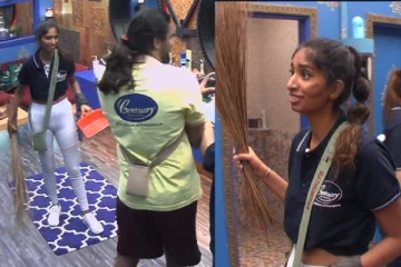 பாத்ரூமில் நிரூப் செய்த வேலை... விளக்கமாற்றால் அடித்த மதுமிதா; உடனே பிக்பாஸ் எடுத்த முடிவு!