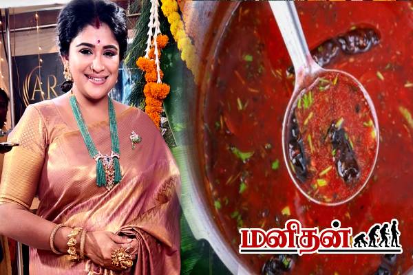 காரசாரமான பீட்ரூட் ரசம்-ப்ரீத்தி சஞ்சீவின் ரெசிபி- செய்து பாருங்க. | Beetroot Rasam Recipe In Tamil